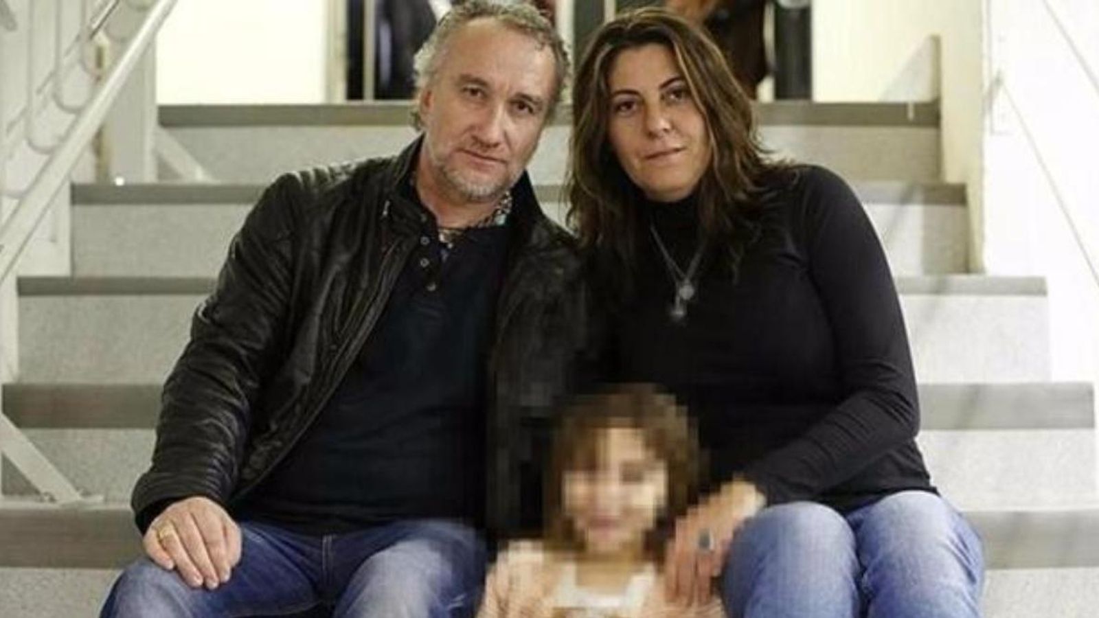 Fernando Blanco i Margarida Garau amb la seua filla Nàdia.