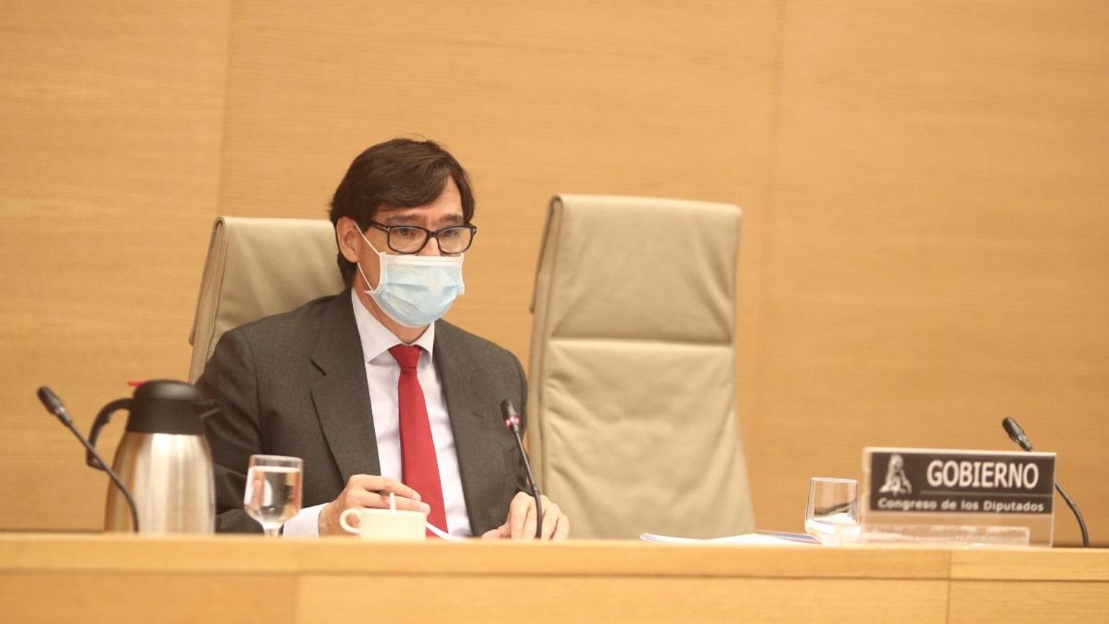 El ministre Illa, aquest dijous en el Congrés
