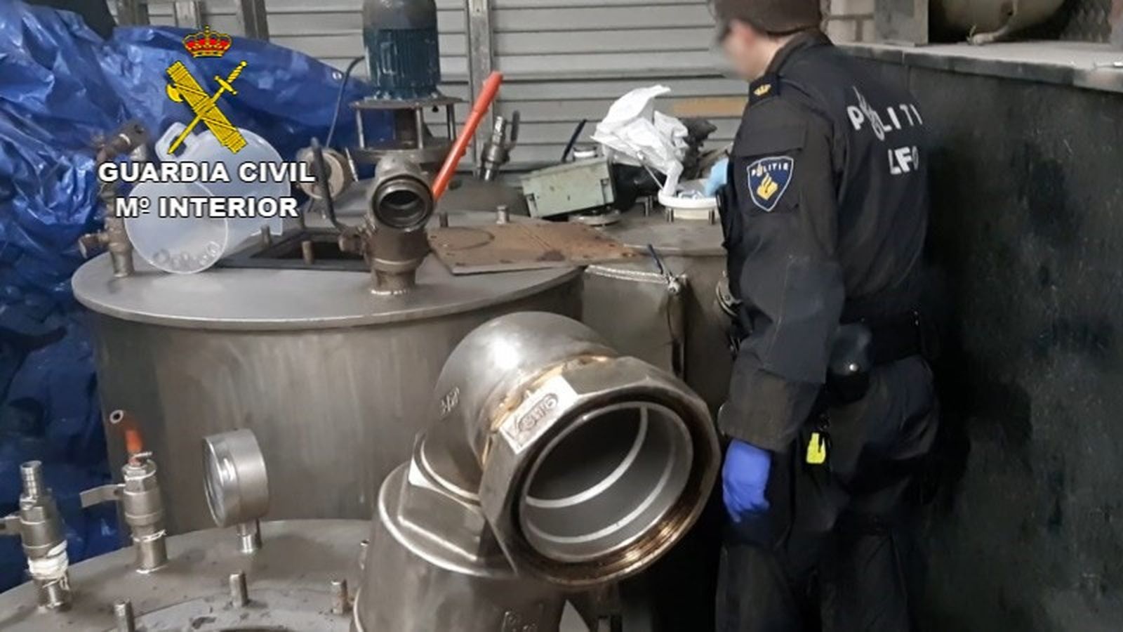 Operació conjunta entre la Guàrdia Civil i la policia dels Països Baixos