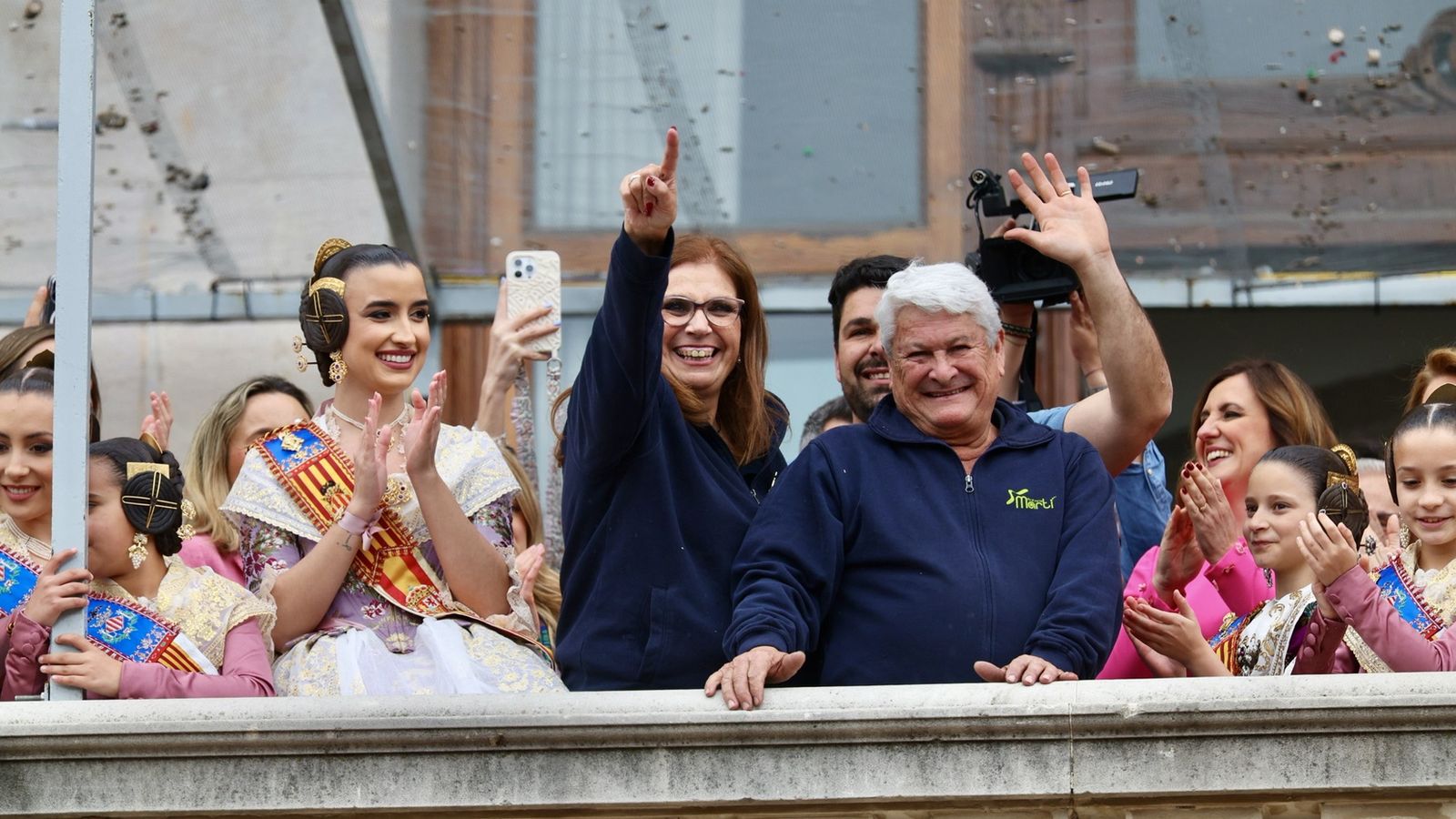 La pirotècnica Reyes Martí dispara la mascletà del 8M