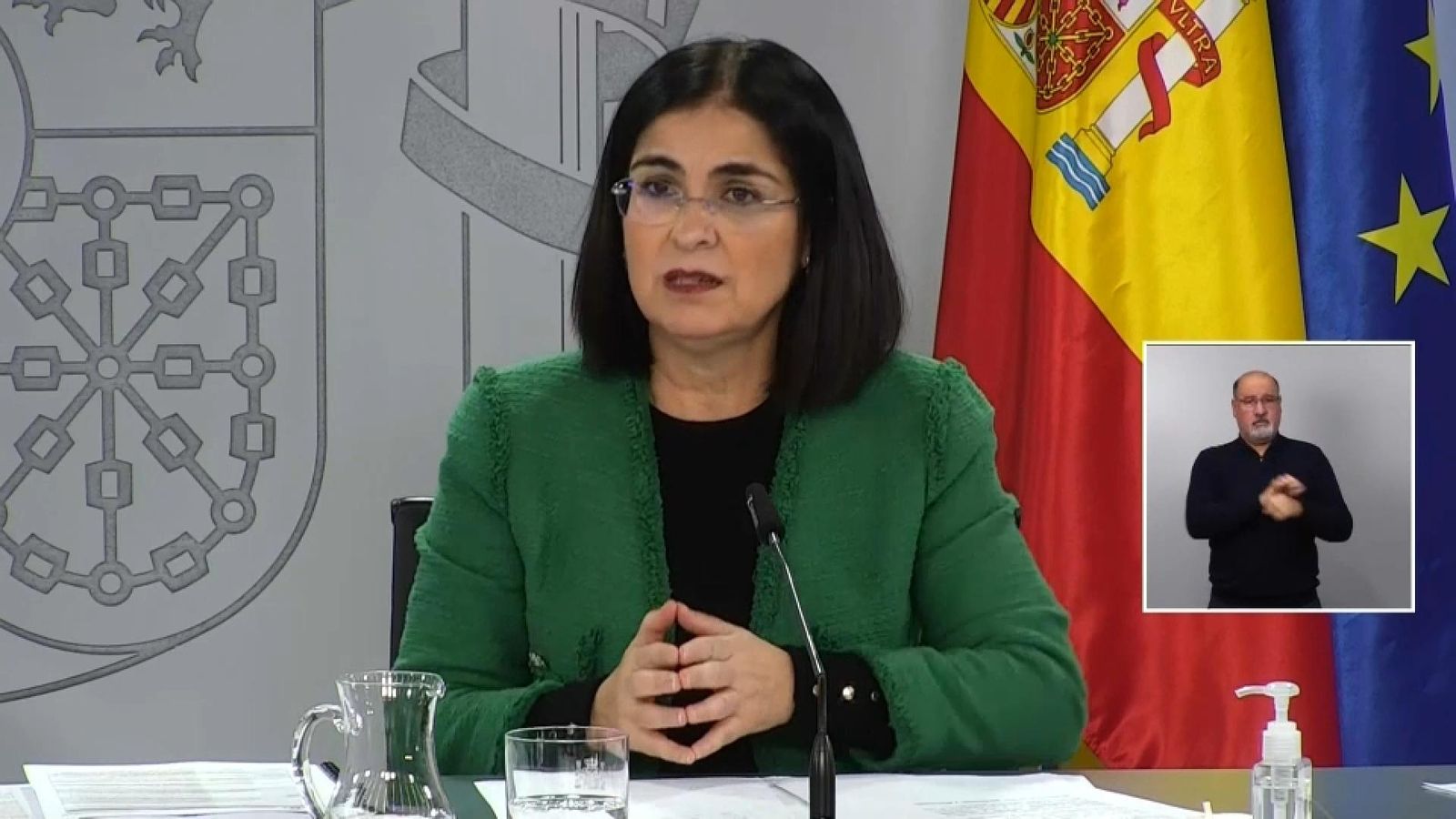 Darias, aquest dimecres, en roda de premsa