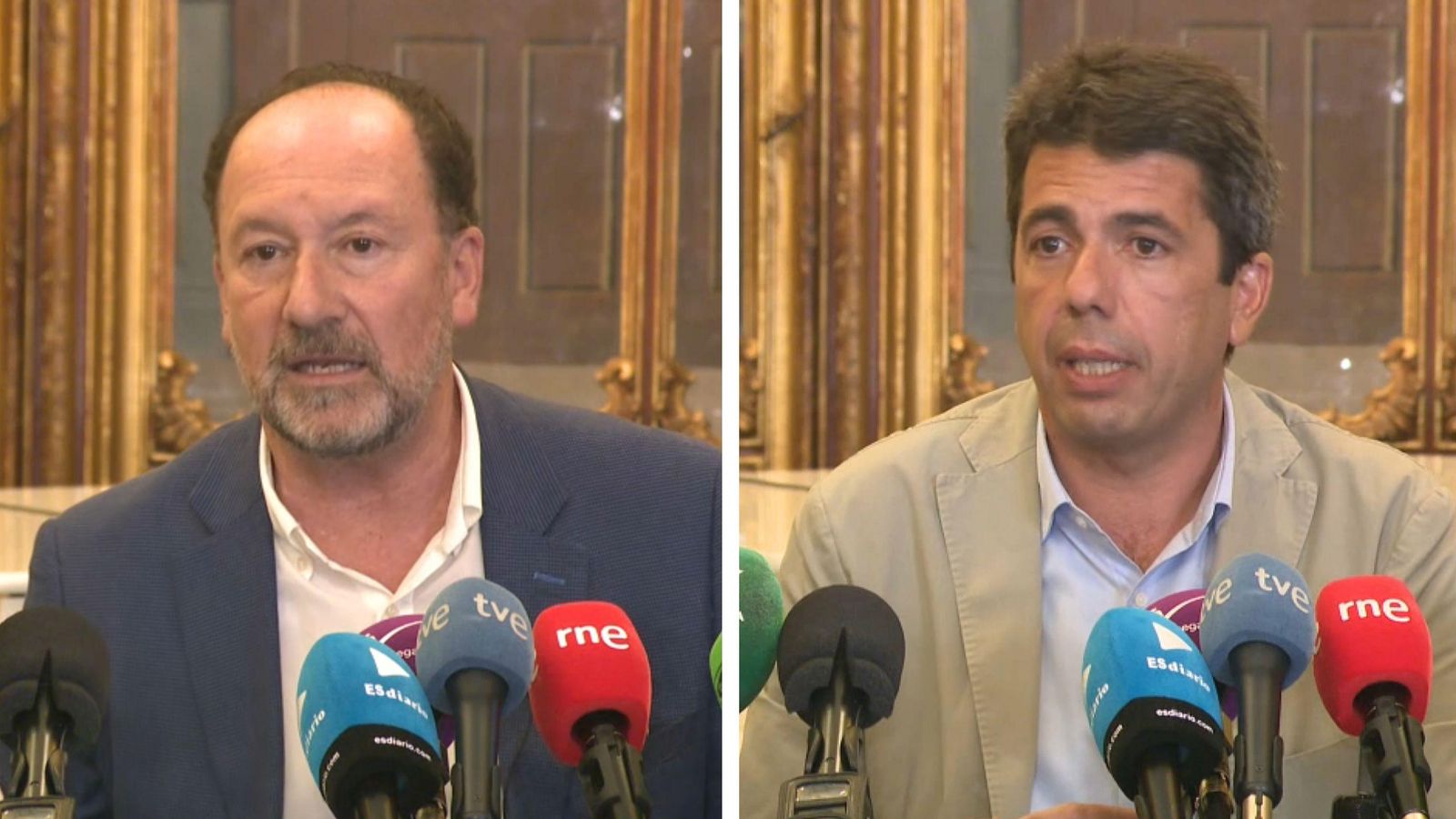 Emilio Bascuñana i Carlos Mazón, aquest dimarts a Oriola