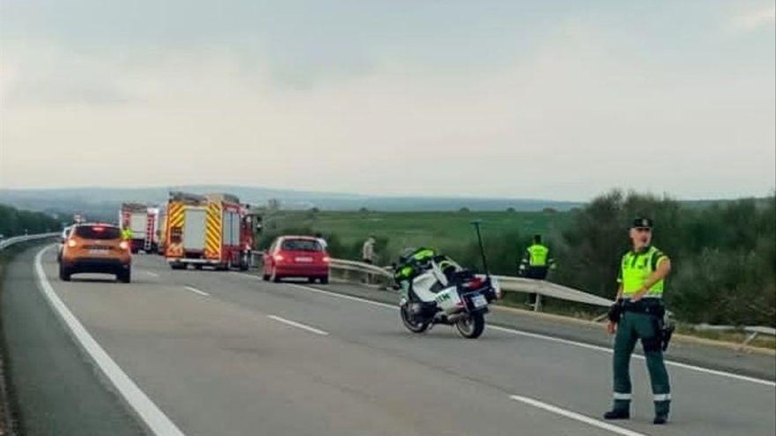 Lloc on s'ha produït l'accident, prop d'Albentosa