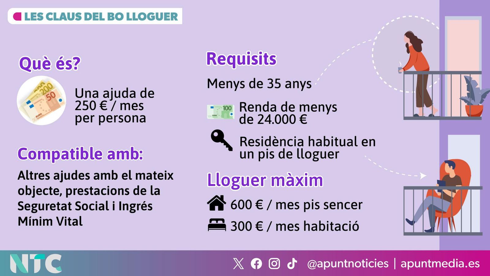 Claus del bo lloguer 2024