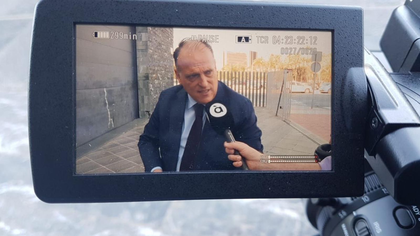 El president de la Lliga de Futbol Professional, Javier Tebas