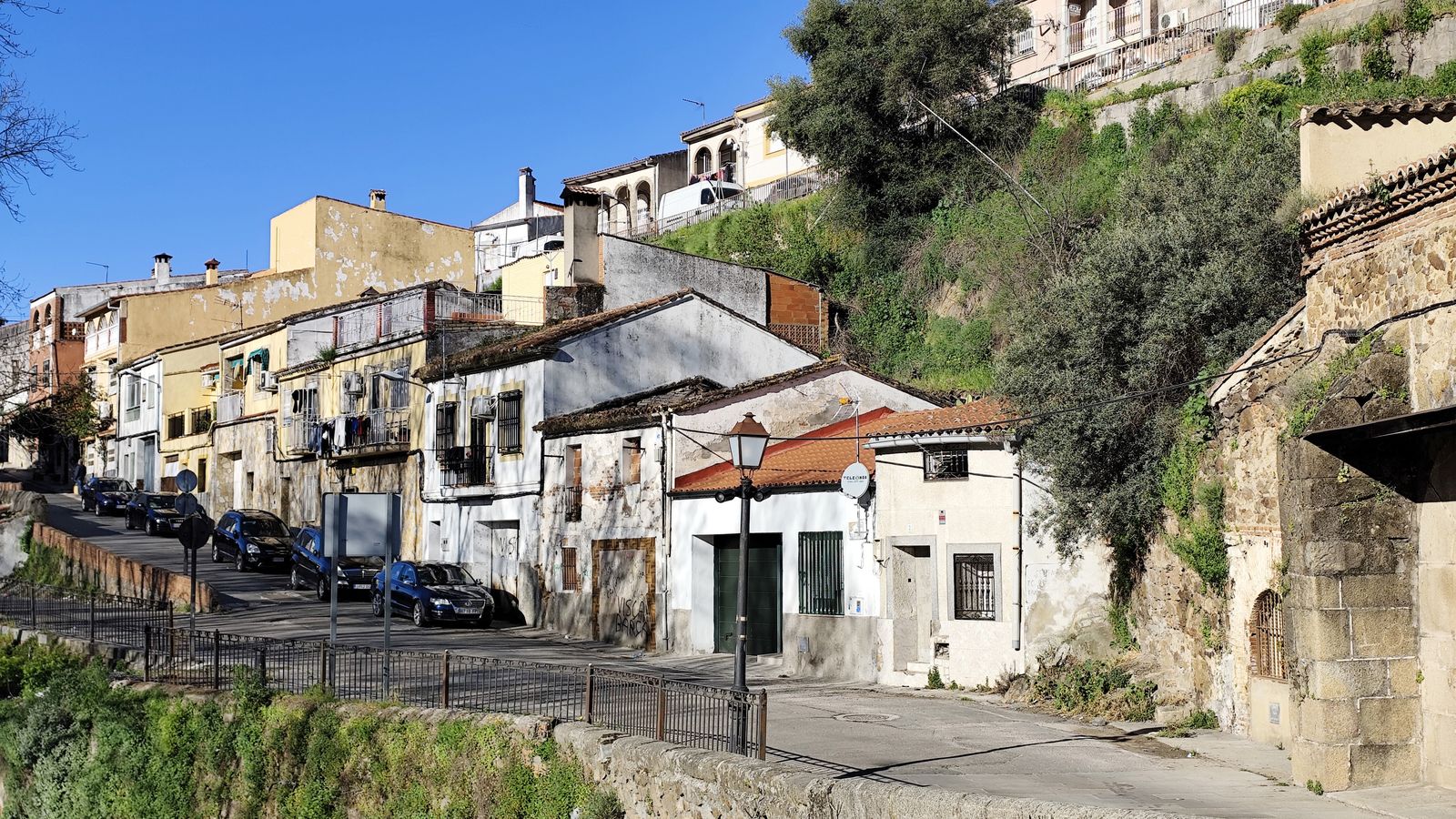 Barri de San Lázaro de Plasència on ha ocorregut el tiroteig