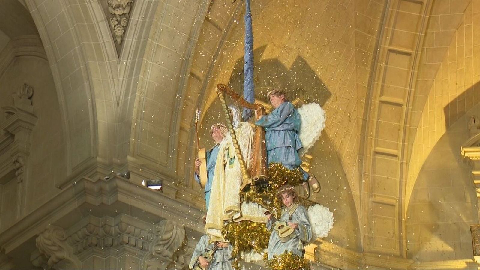 Una escena del Misteri d'Elx (arxiu)