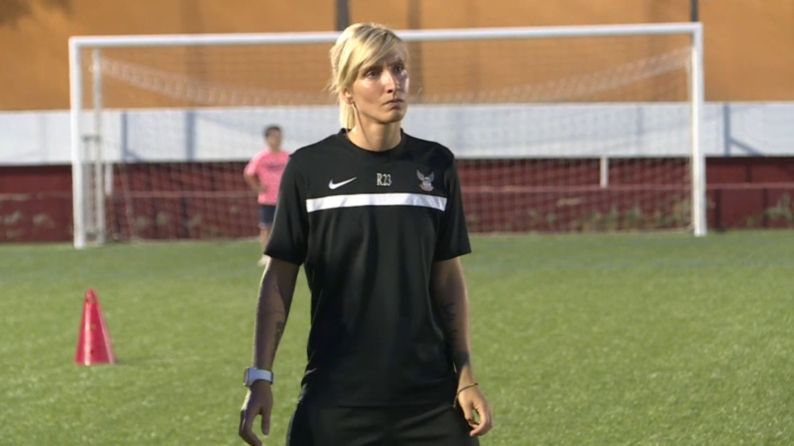 Ruby en el seu últim entrenament a San Vicent del Raspeig