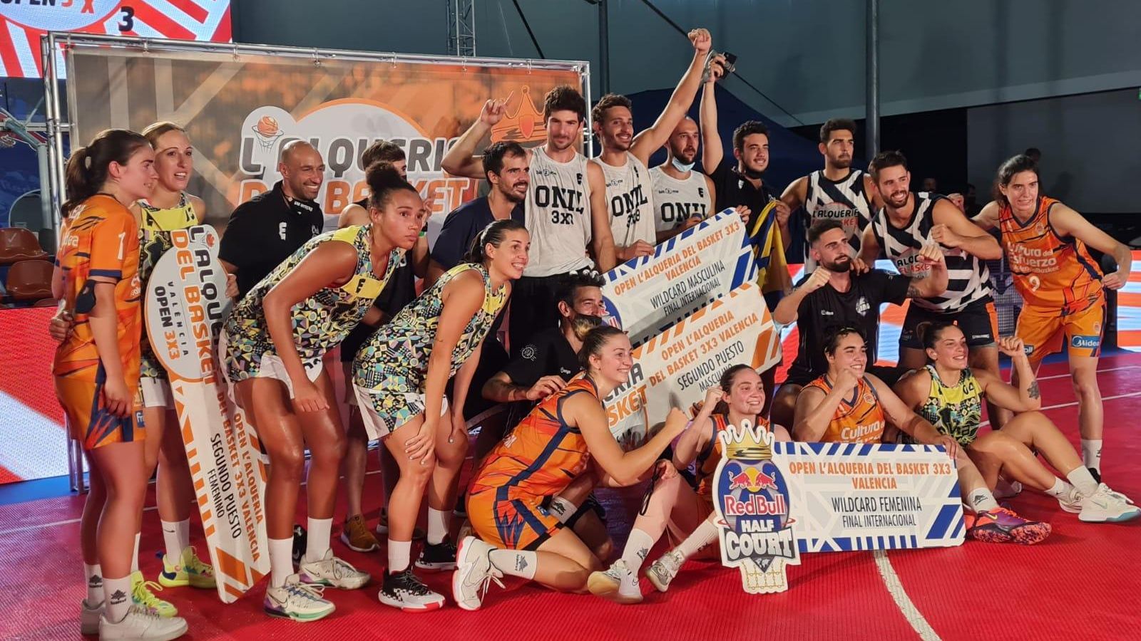 Els finalistes del torneig l'Alqueria Open