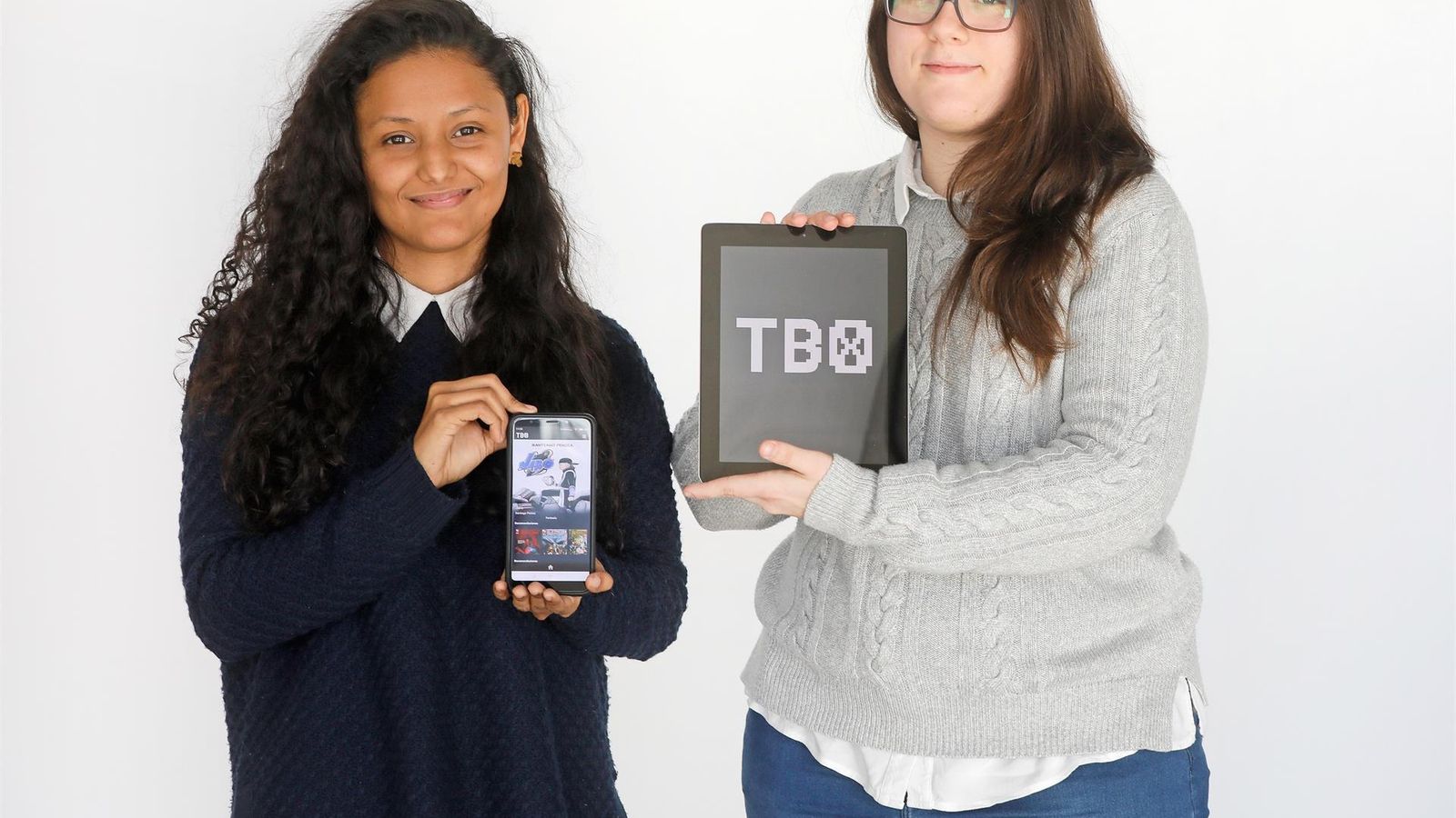 Milegny Castro i Helena Renovell, creadores de Tebeox