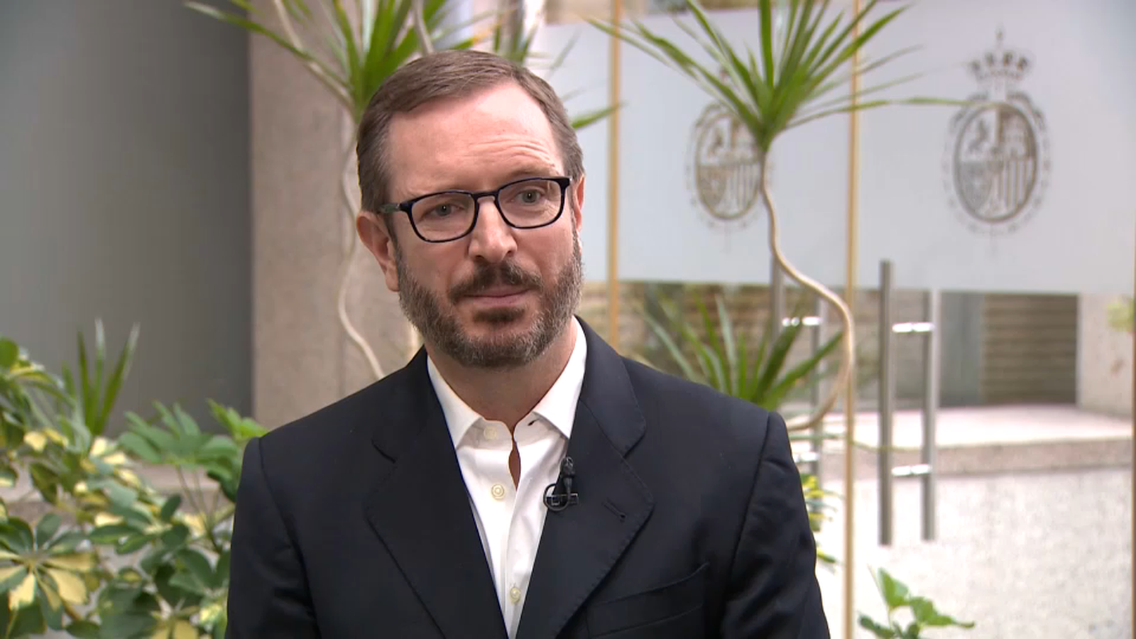 El portaveu del Partit Popular al Senat, Javier Maroto, durant l'entrevista concedida a Europa Press