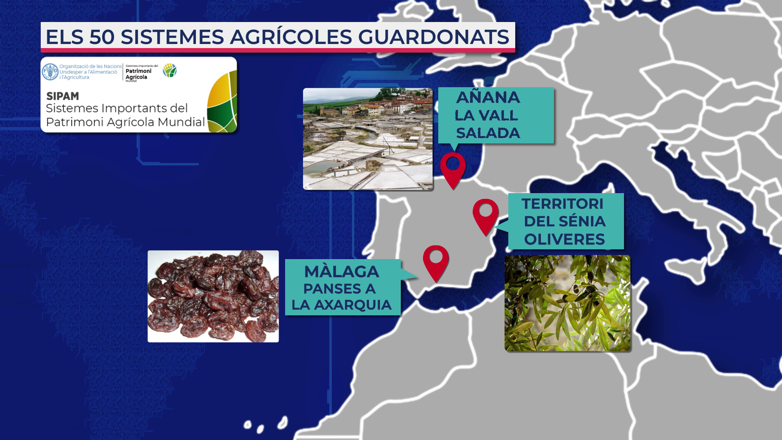 Espanya té altres tres reconeixements SIPAM de la FAO