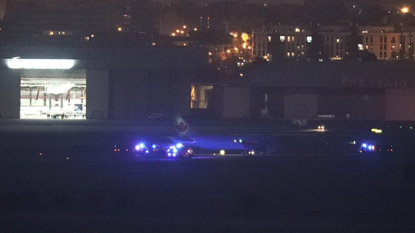 Imatge de l'avió a Barajas