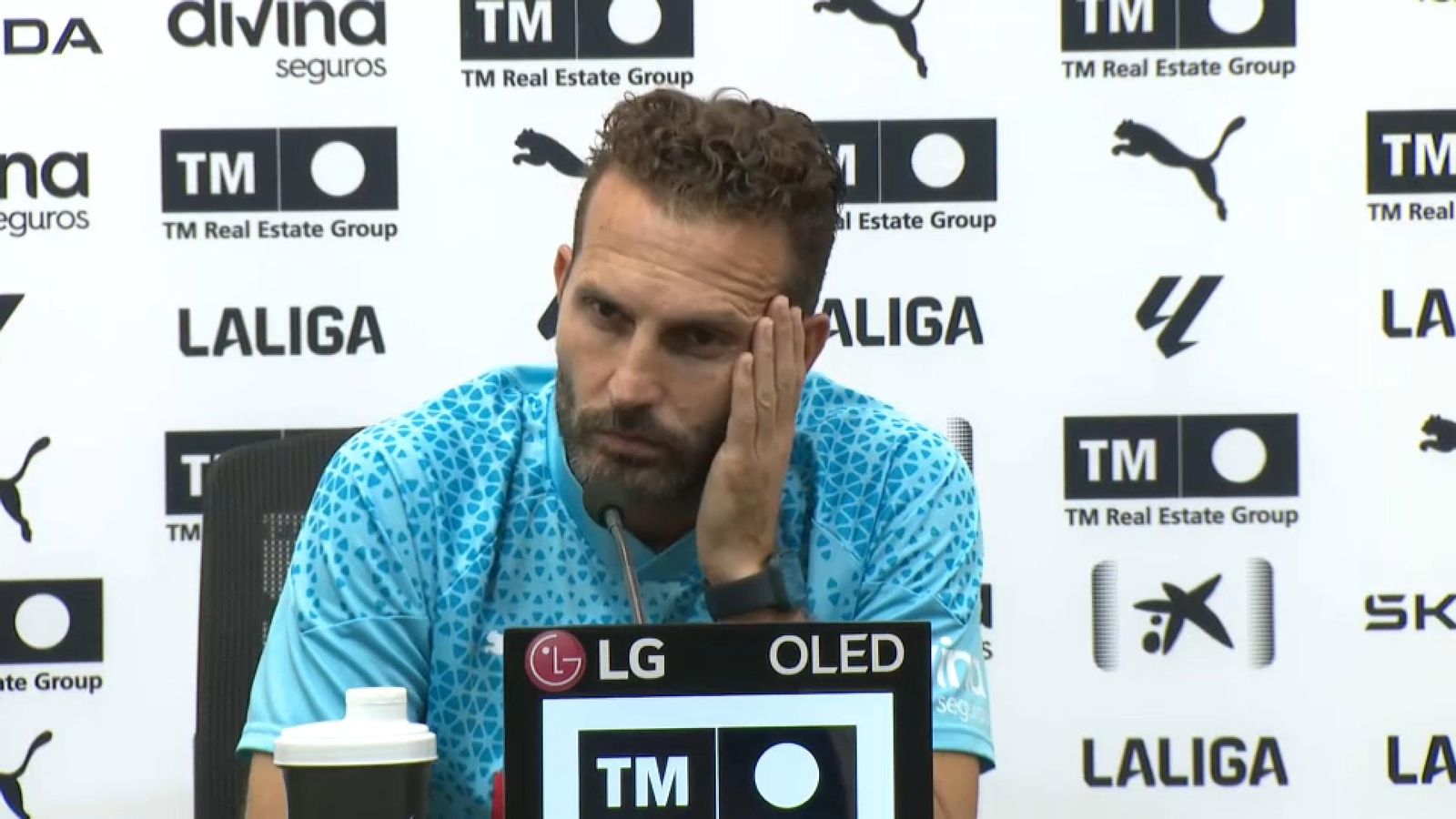 El tècnic del València CF, Rubén Baraja