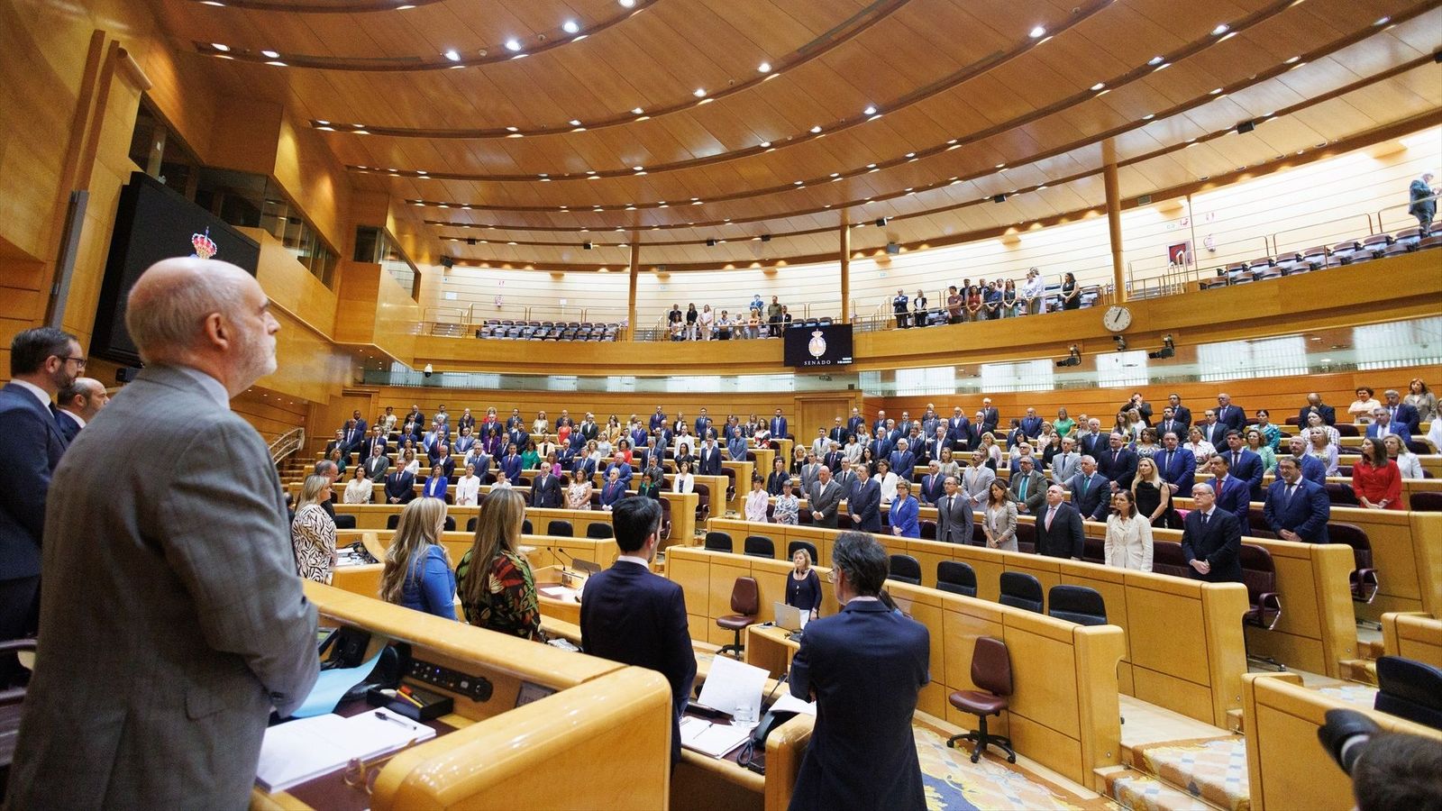 El senat durant la sessió plenària d'aquest dimarts