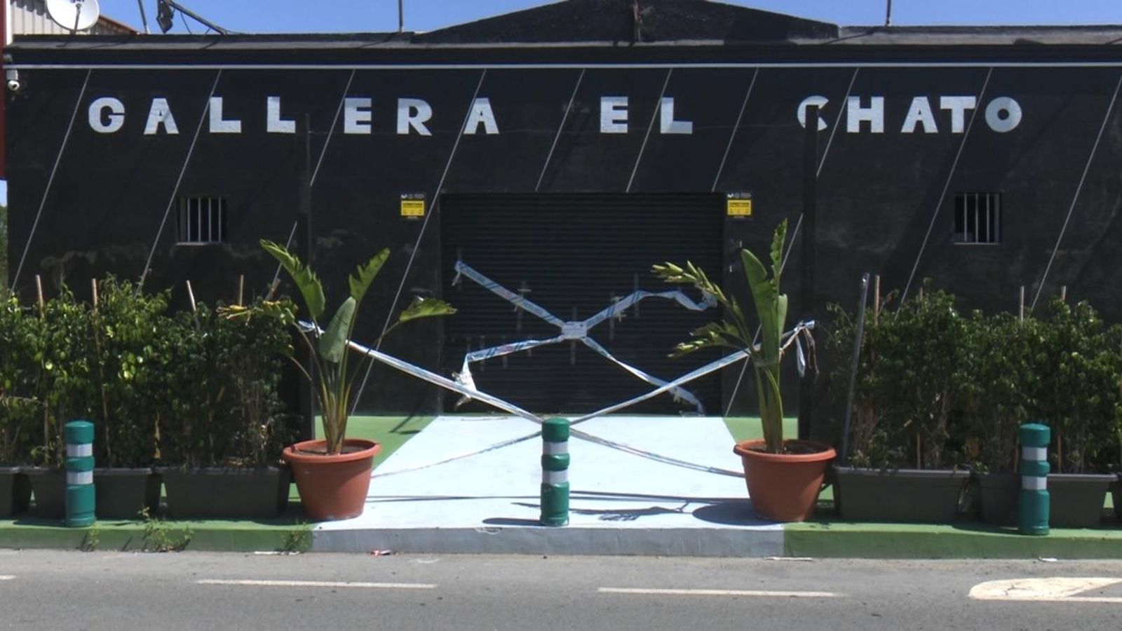 La policia va tancar la gallera el Chato el gener de 2024