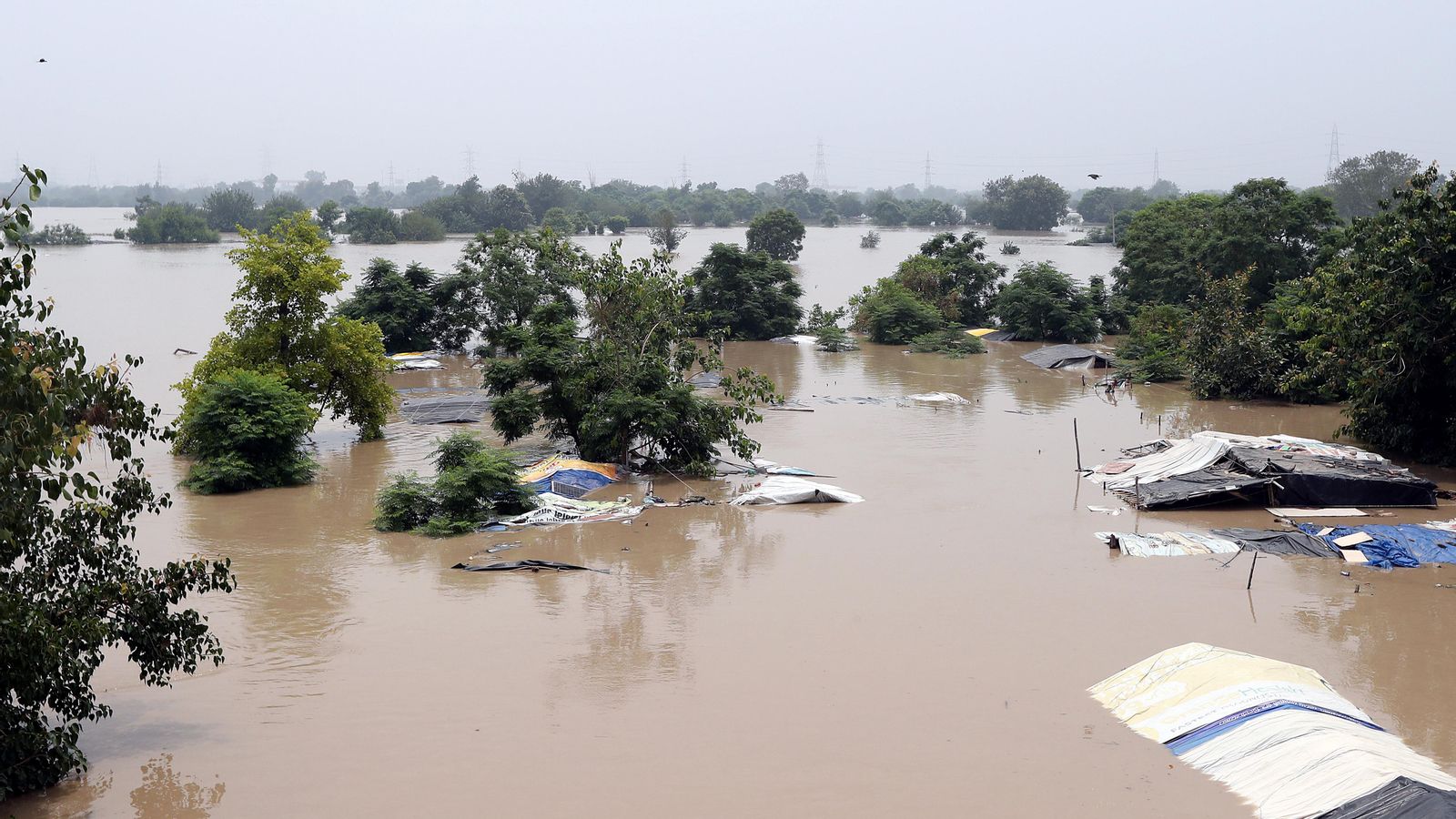 Riu Yamuna, en una imatge recent