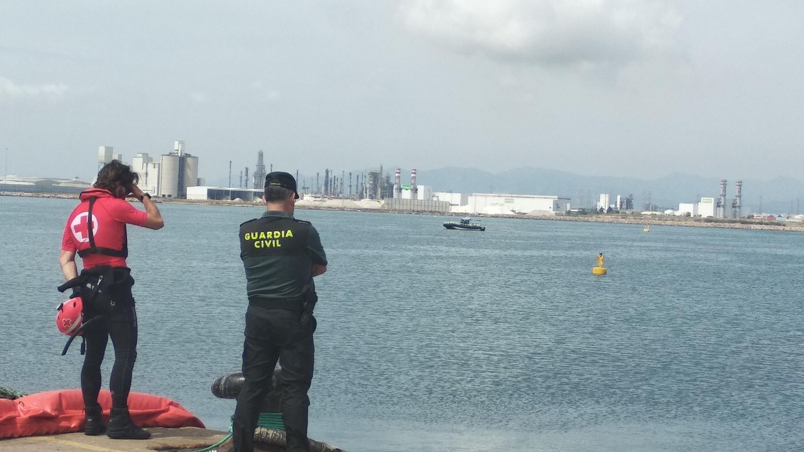 Recerca de l'estibador desaparegut al Port de Castelló