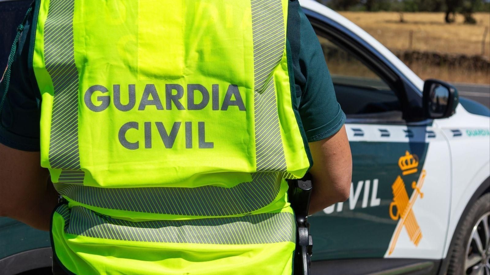 Imatge d'arxiu d'un agent de la Guàrdia Civil