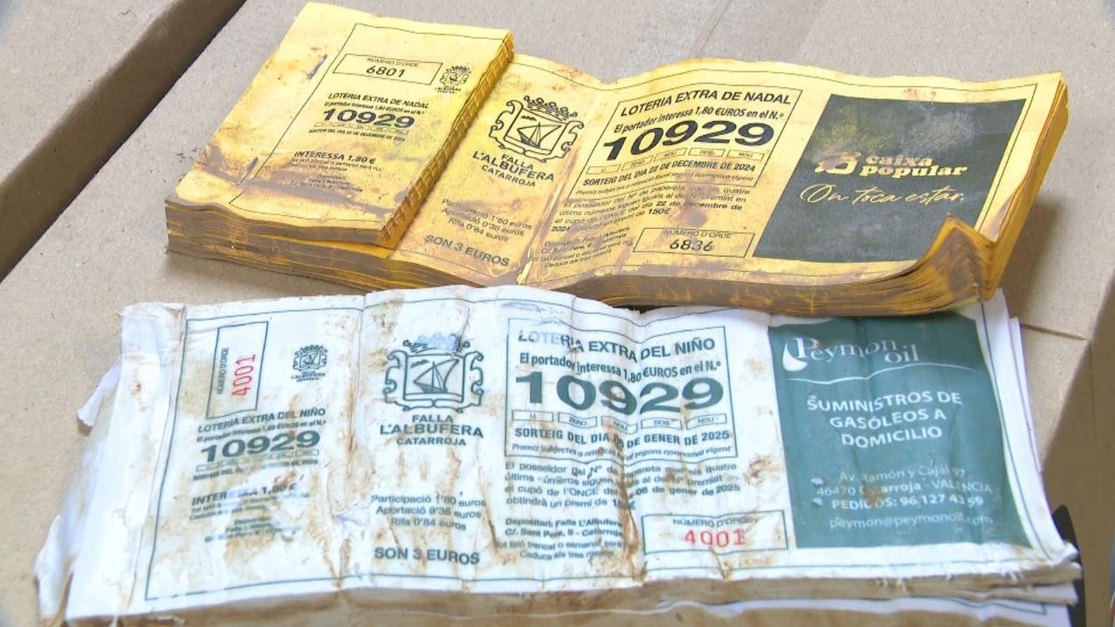 Una administració de loteria de Catarroja esgota els seus boletos de Nadal en un matí