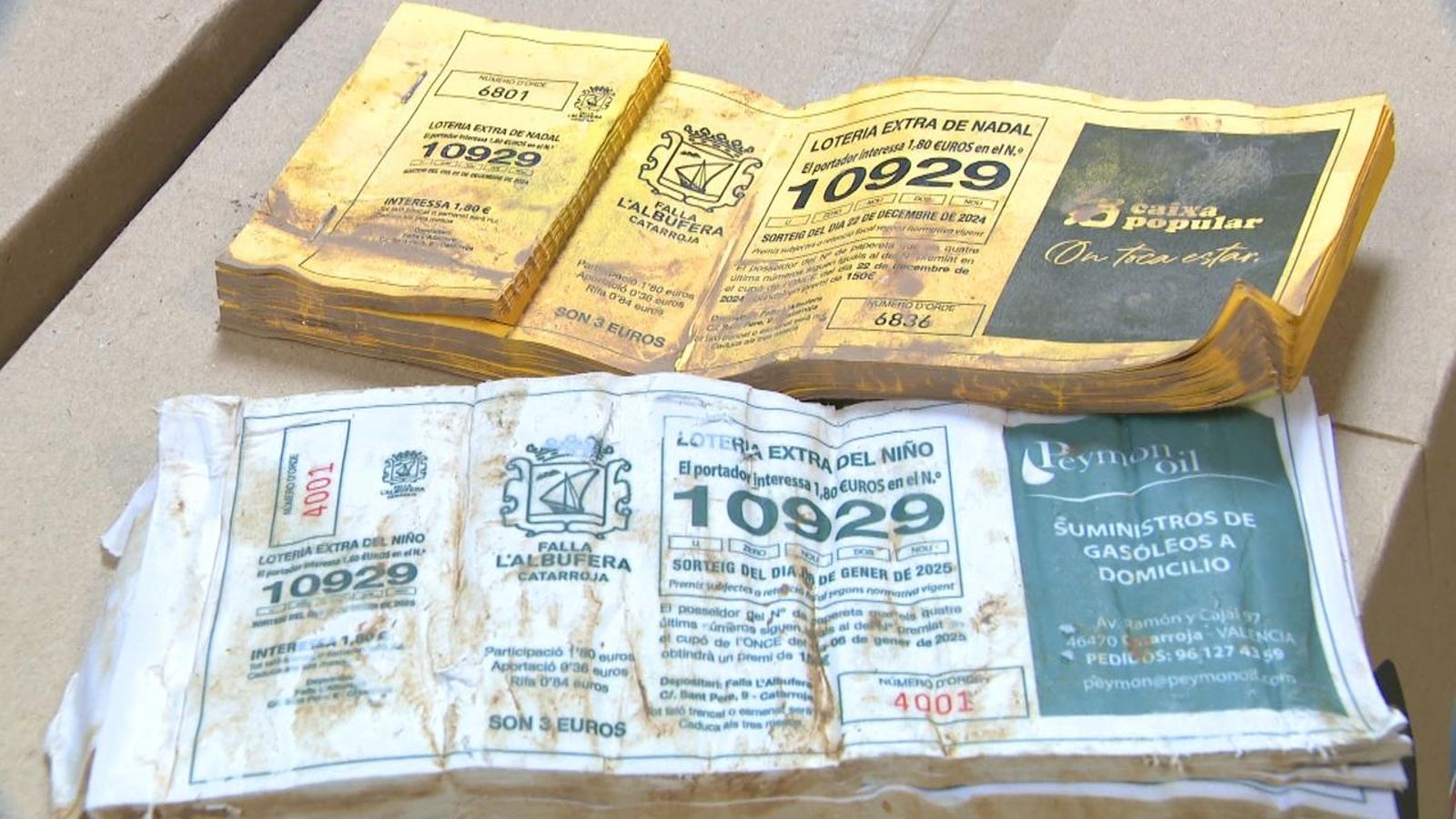 Una administració de loteria de Catarroja esgota els seus boletos de Nadal en un matí