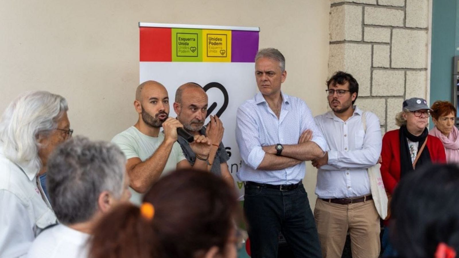El candidat a la presidència de la Generalitat, Héctor Illueca, i el candidat a l'alcaldia d'Alacant, Manolo Copé