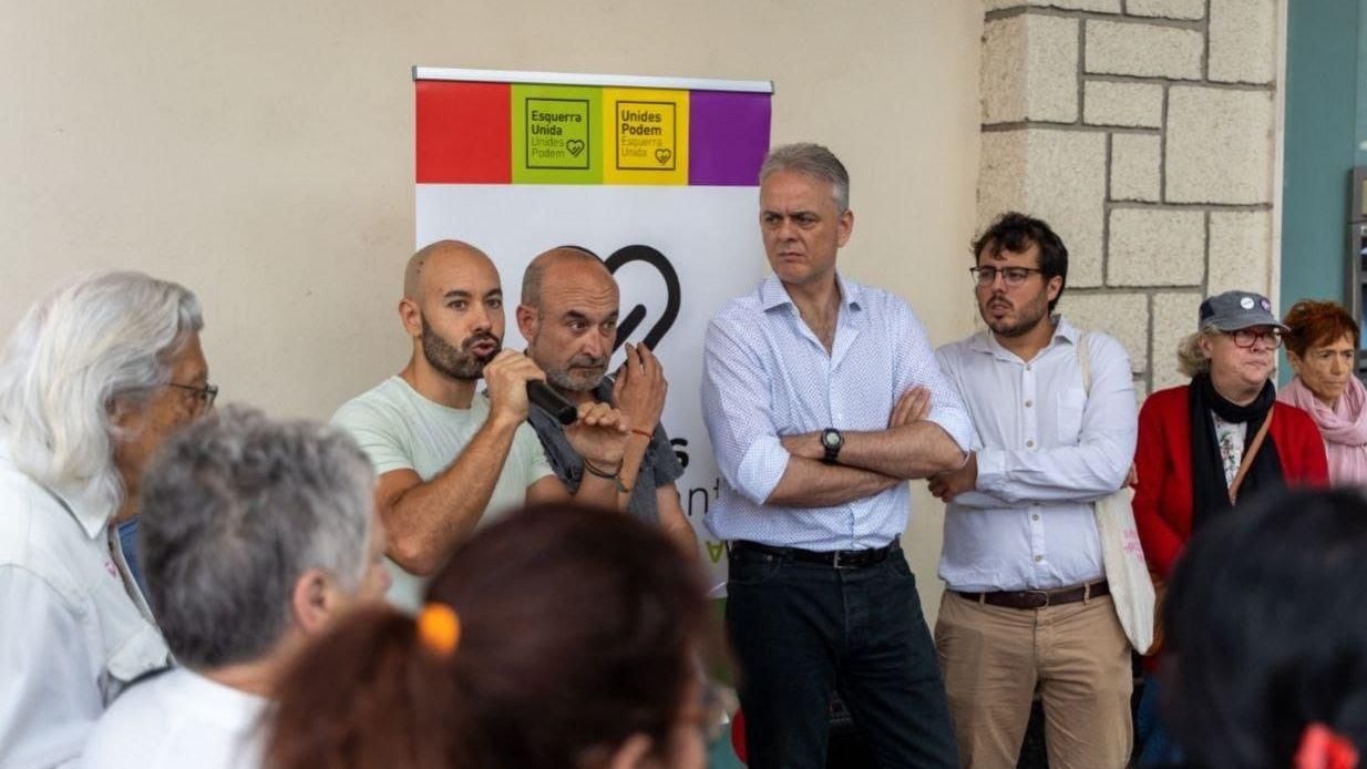 El candidat a la presidència de la Generalitat, Héctor Illueca, i el candidat a l'alcaldia d'Alacant, Manolo Copé