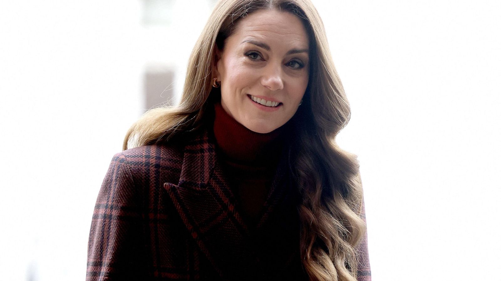 La pincessa de Gal·les, Kate Middleton, durant la seua visita a l'hospital Royal Marsden de Londres