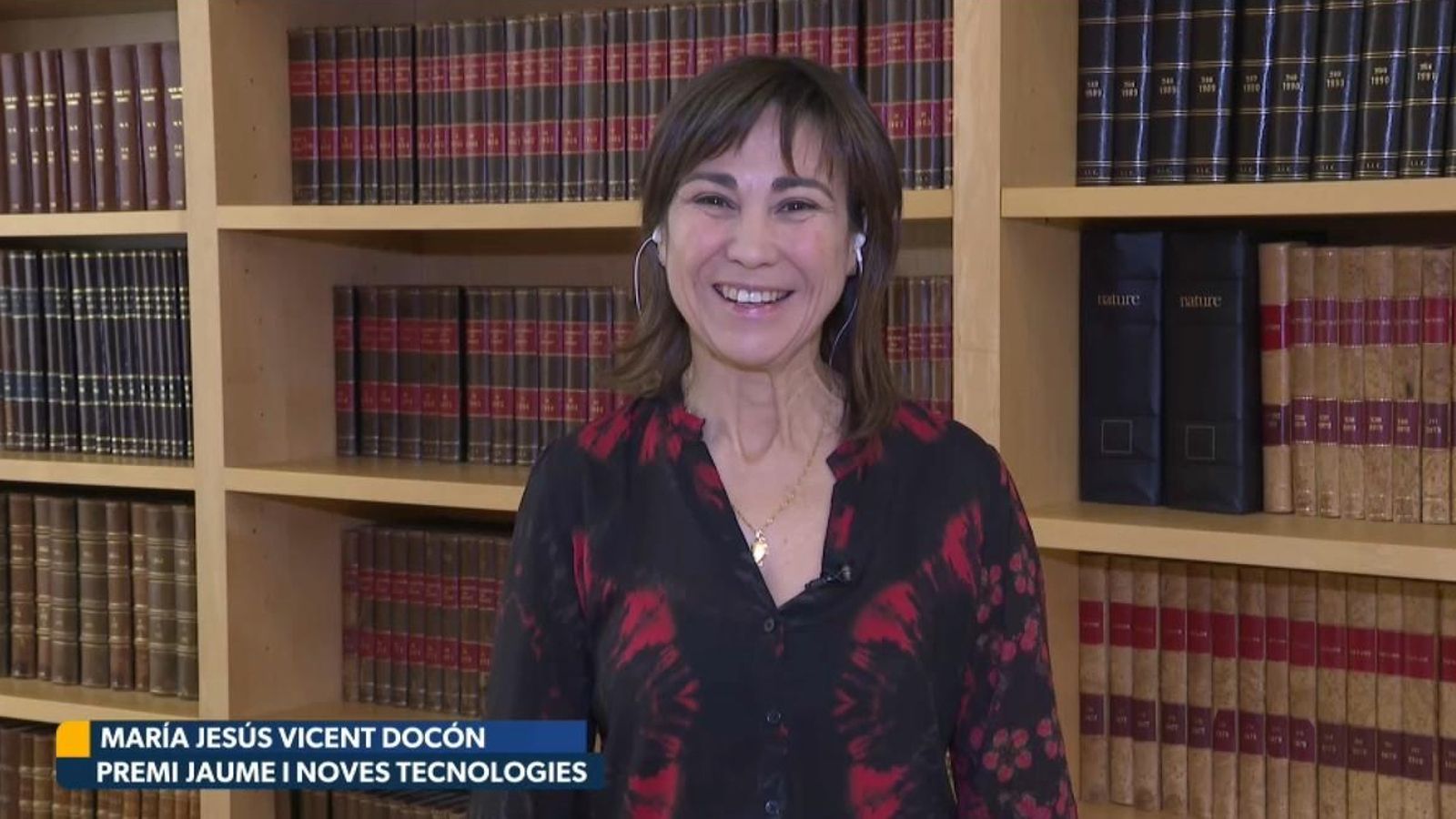 María Jesús Vicent Docón, Premi Jaume I en la categoria de Noves Tecnologies en 'Les notícies del matí'