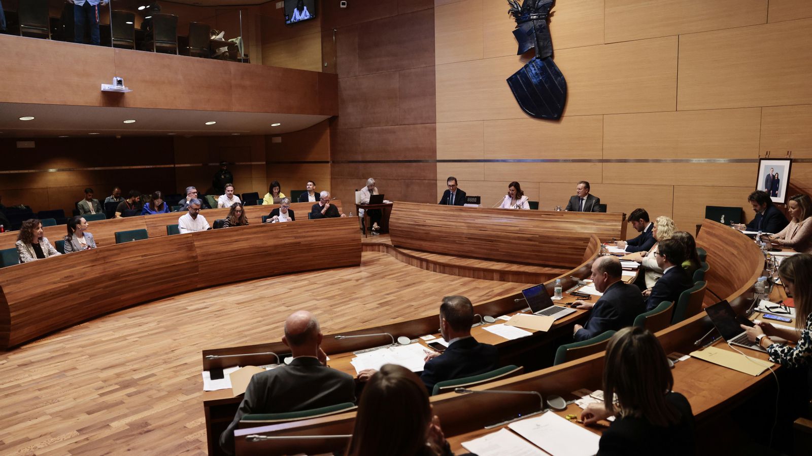 Primera sessió plenària de l'Ajuntament de València després del pacte de govern PP-Vox