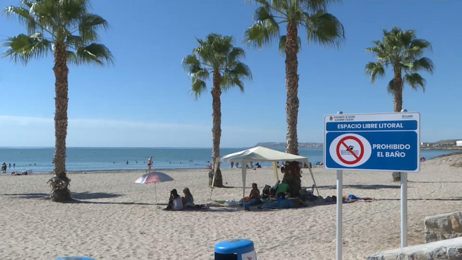 La platja de Sant Gabriel a Alacant
