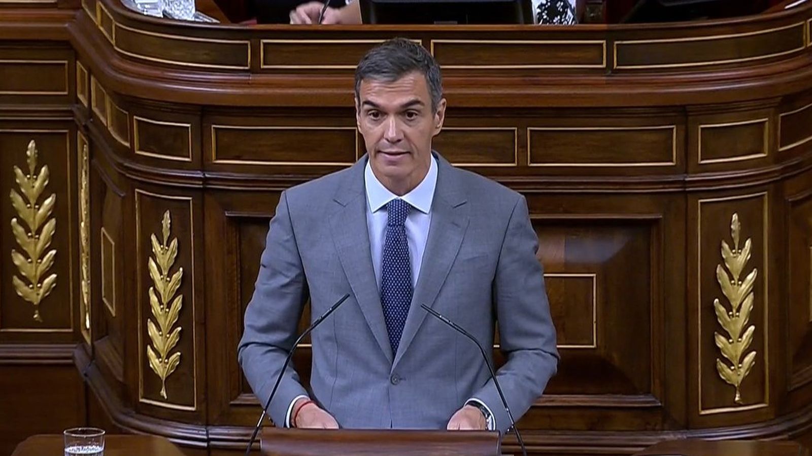 Sánchez, en el discurs al Congrés este divendres