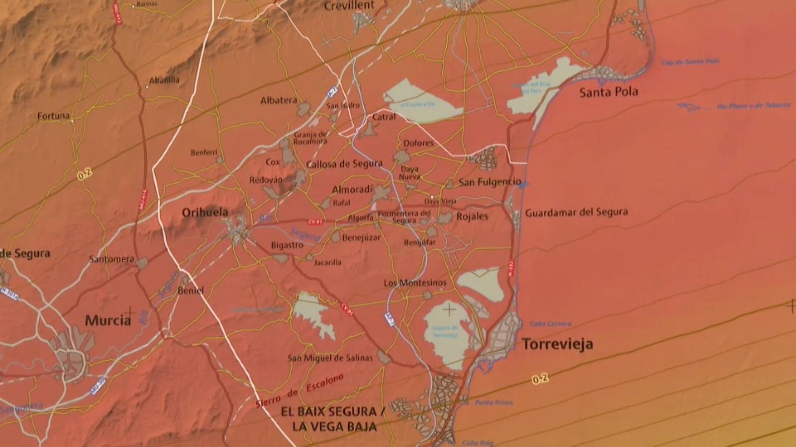 El Baix Segura és una de les comarques de la Comunitat Valenciana amb més perillositat sísmica