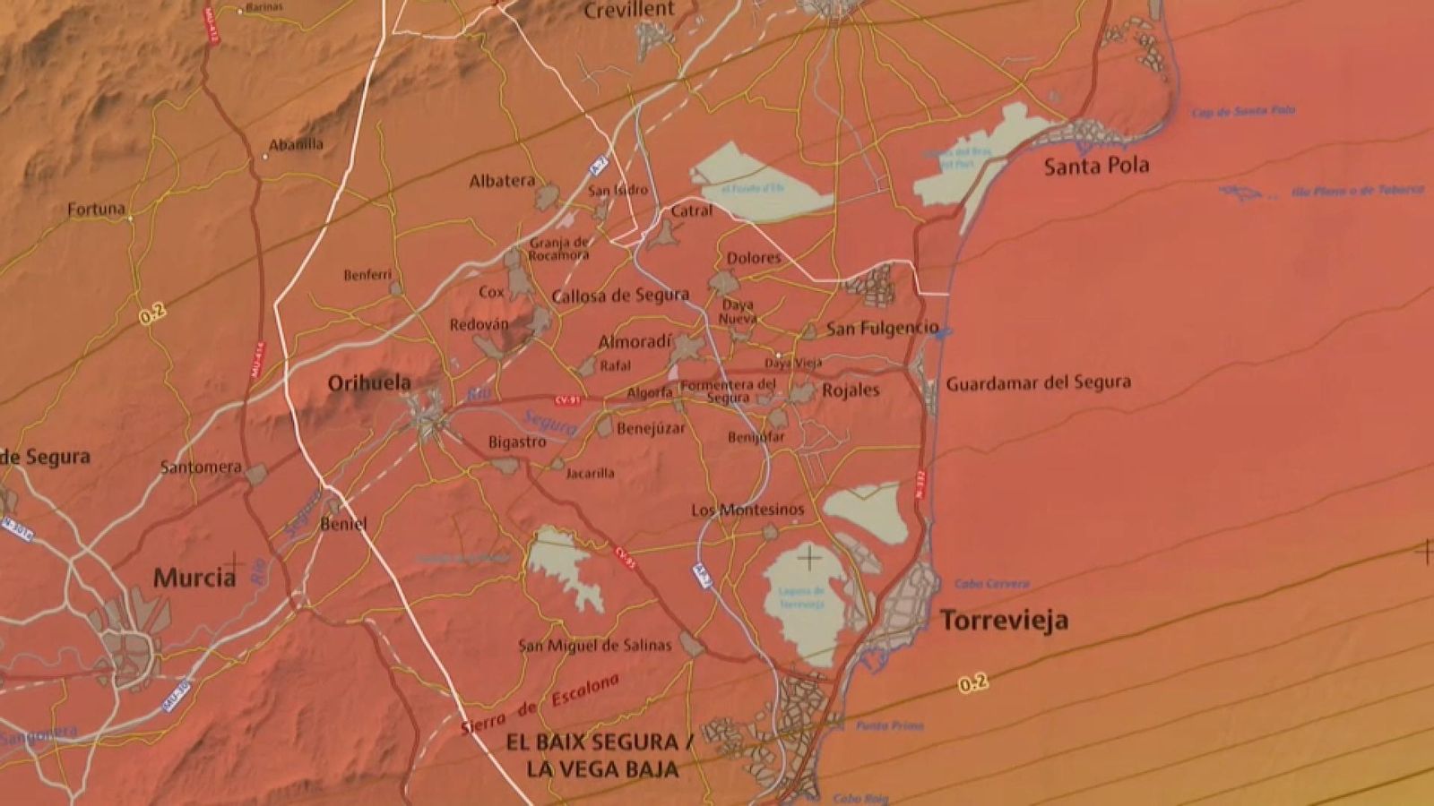 El Baix Segura és una de les comarques de la Comunitat Valenciana amb més perillositat sísmica