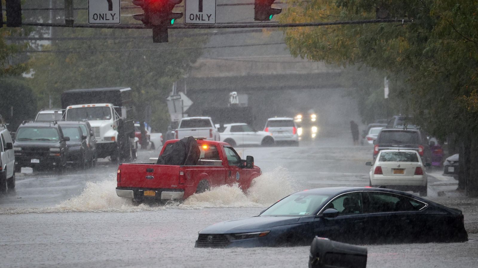 La tempesta tropical Ofèlia inunda Nova York
