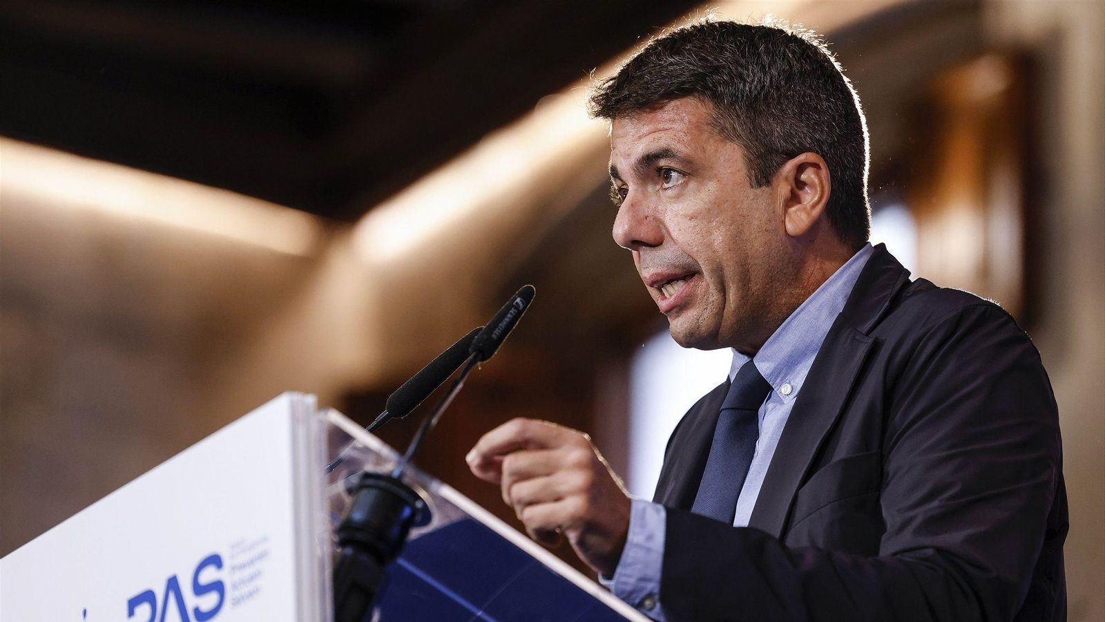 Mazón, durant un acte el passat dijous