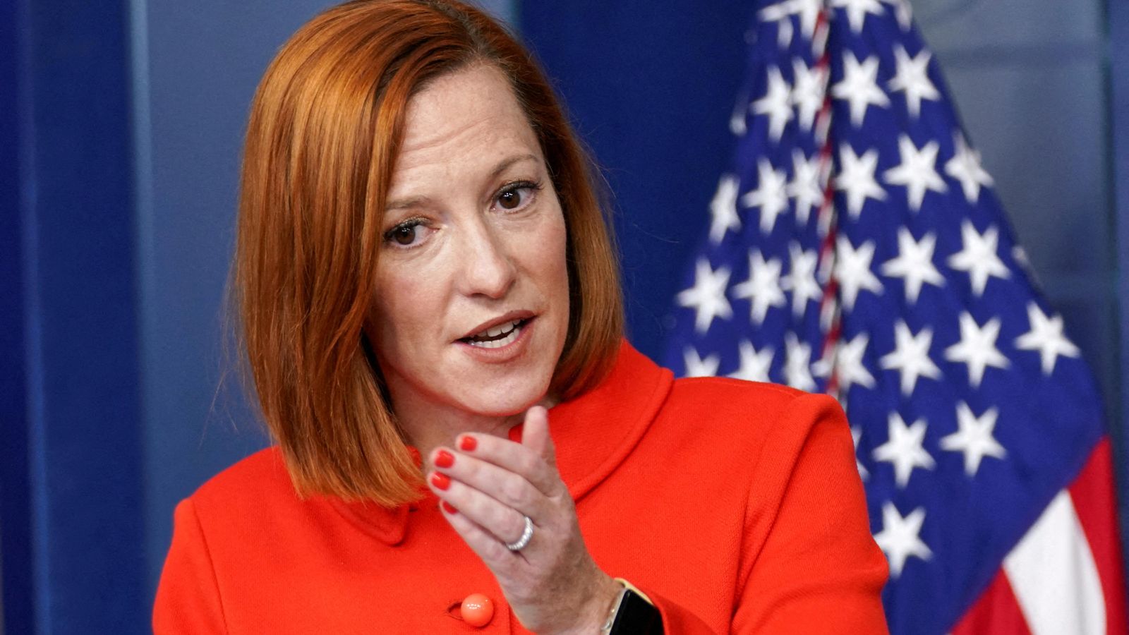 La portaveu de la Casa Blanca, Jen Psaki, en una imatge d'arxiu