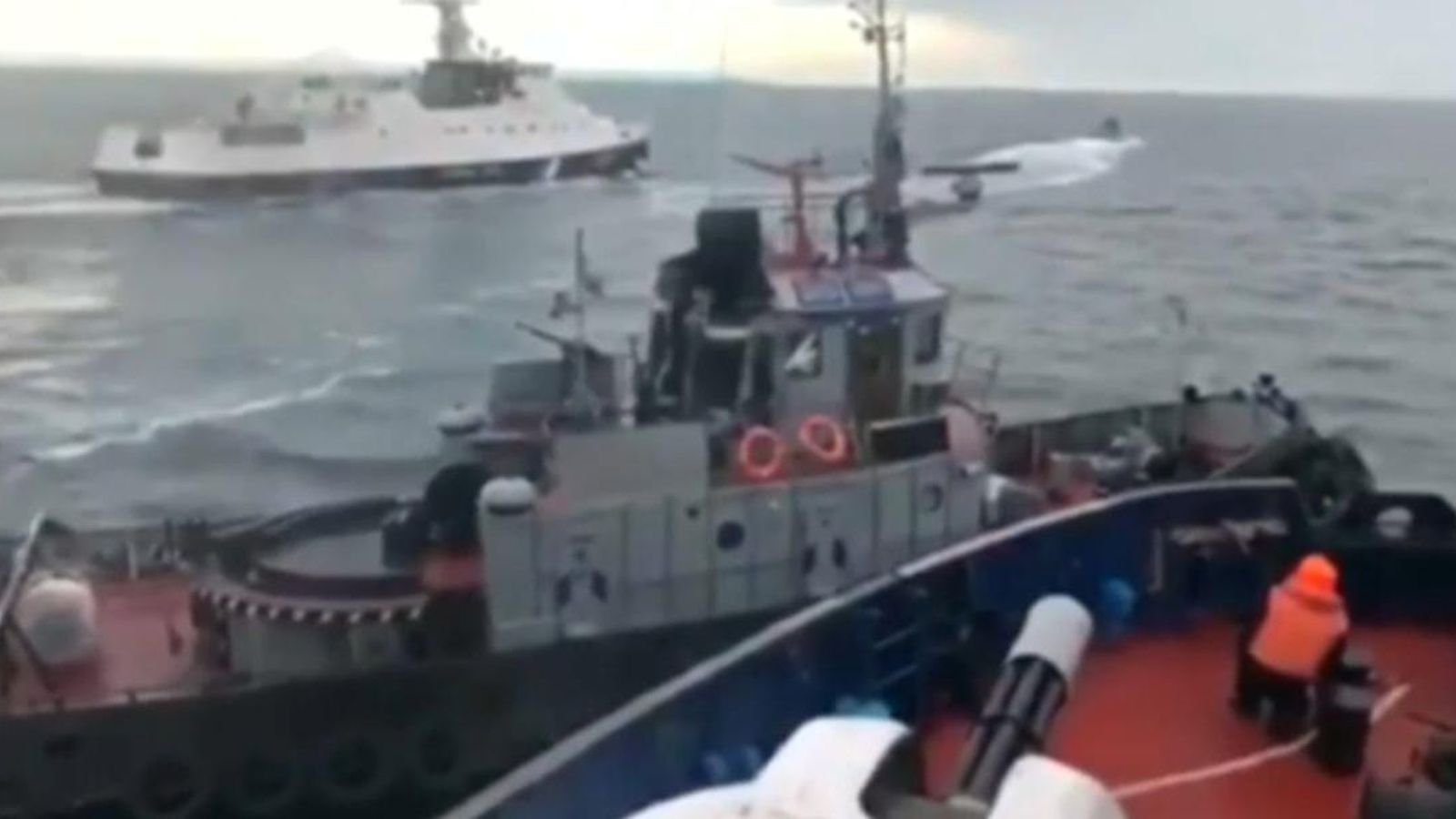 L'Armada russa ha bloquejat la flotilla ucraïnesa