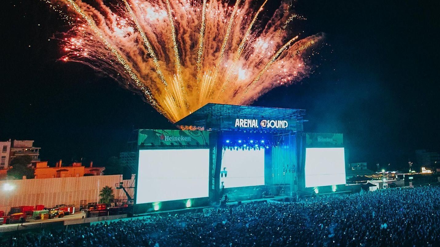 Una de les últimes actuacions de l'Arenal Sound del 2025 Una de les últimes actuacions de l'Arenal Sound de 2025