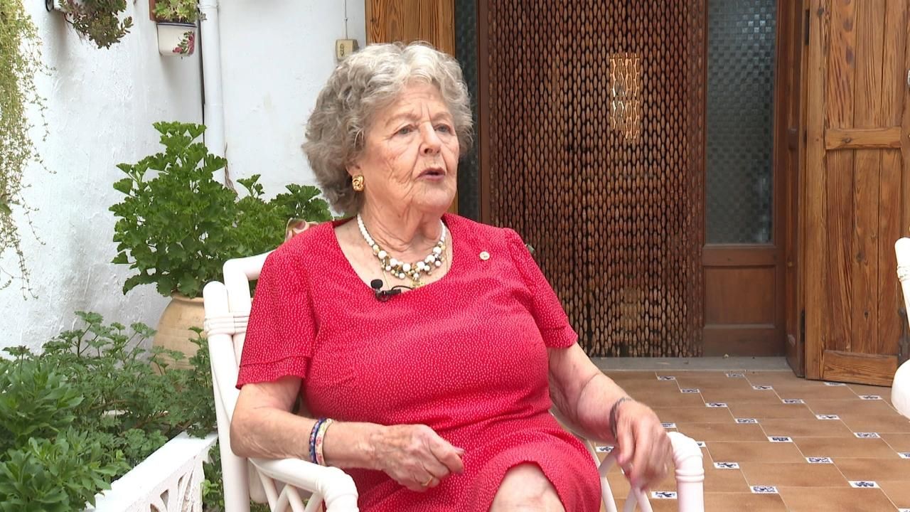 Amparo Gascó, veïna d'Algar de Palància i actriu