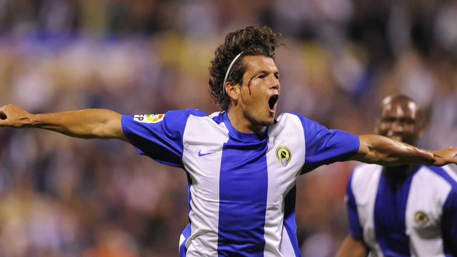 Nelson Valdez, en un partit amb l'Hèrcules