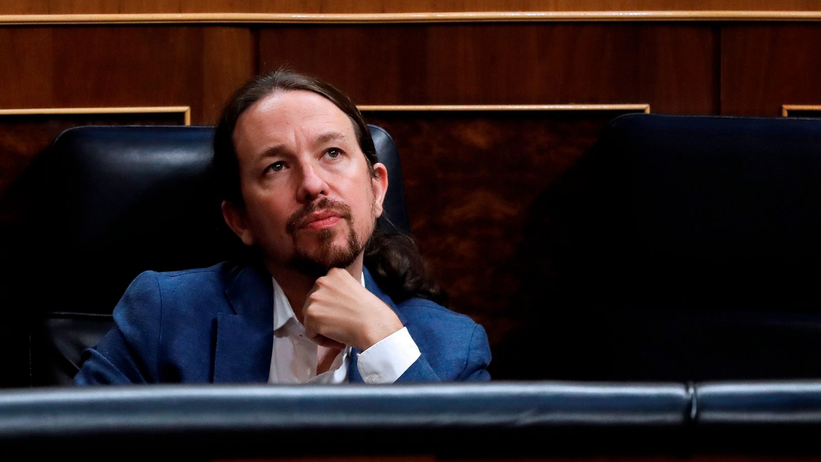 El vicepresident segon i líder de Podem, Pablo Iglesias, en el Congrés durant el passat mes de juliol