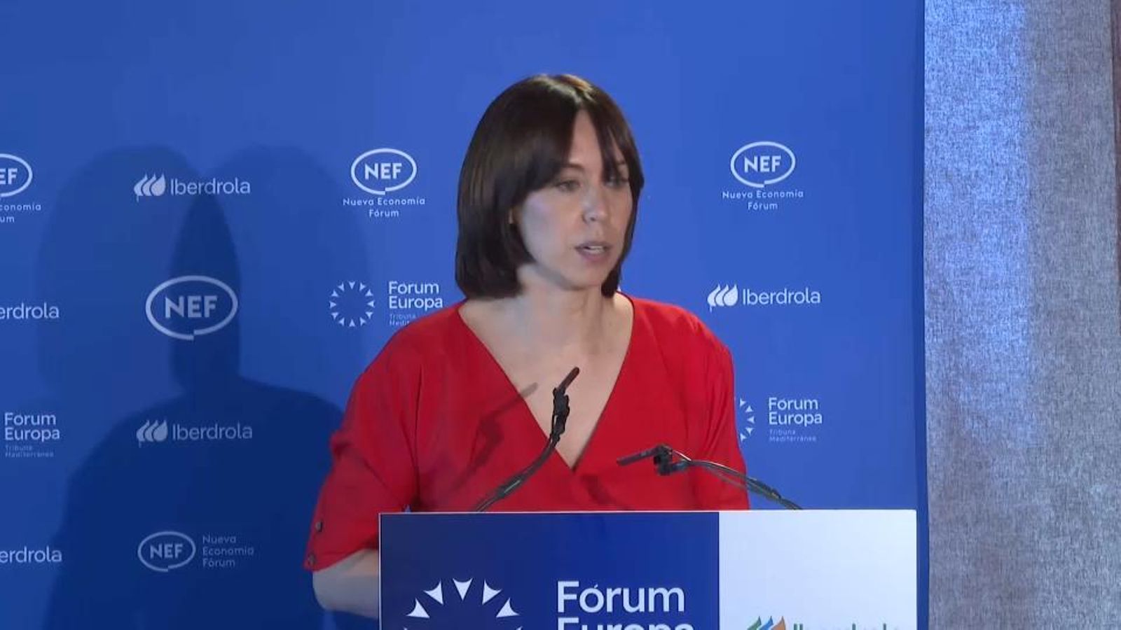 La ministra Diana Morant