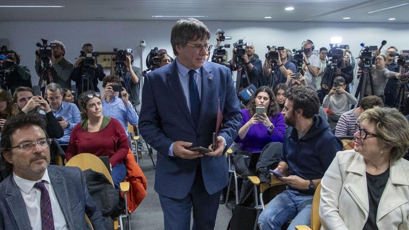 L'expresident català Carles Puigdemont, dijous a Brussel·les