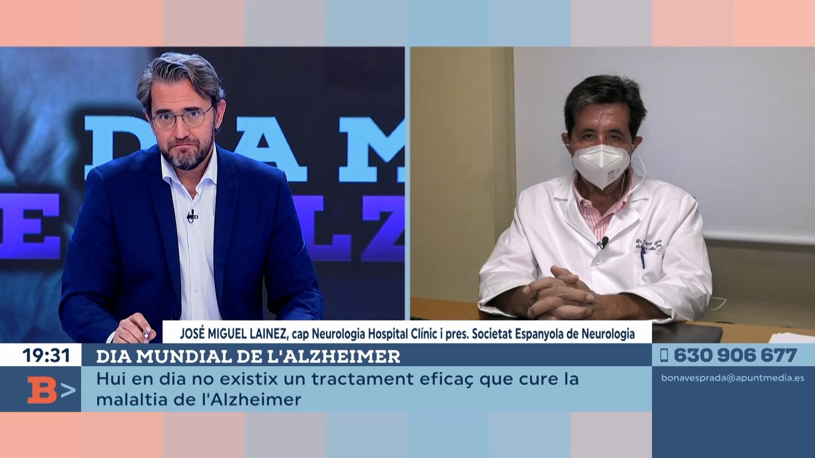 21.09.2021 | Parlem amb Jose Miguel Lainez amb motiu del Dia Mundial de la lluita contra l’Alzheimer