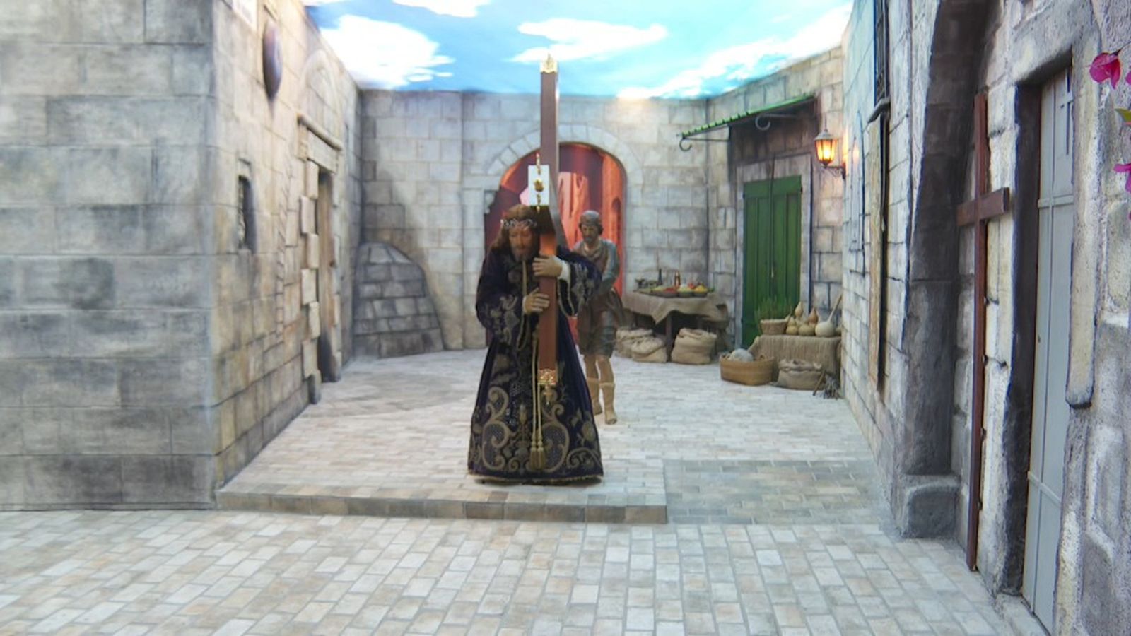 Escena principal del dosser del Natzaré d'Alzira