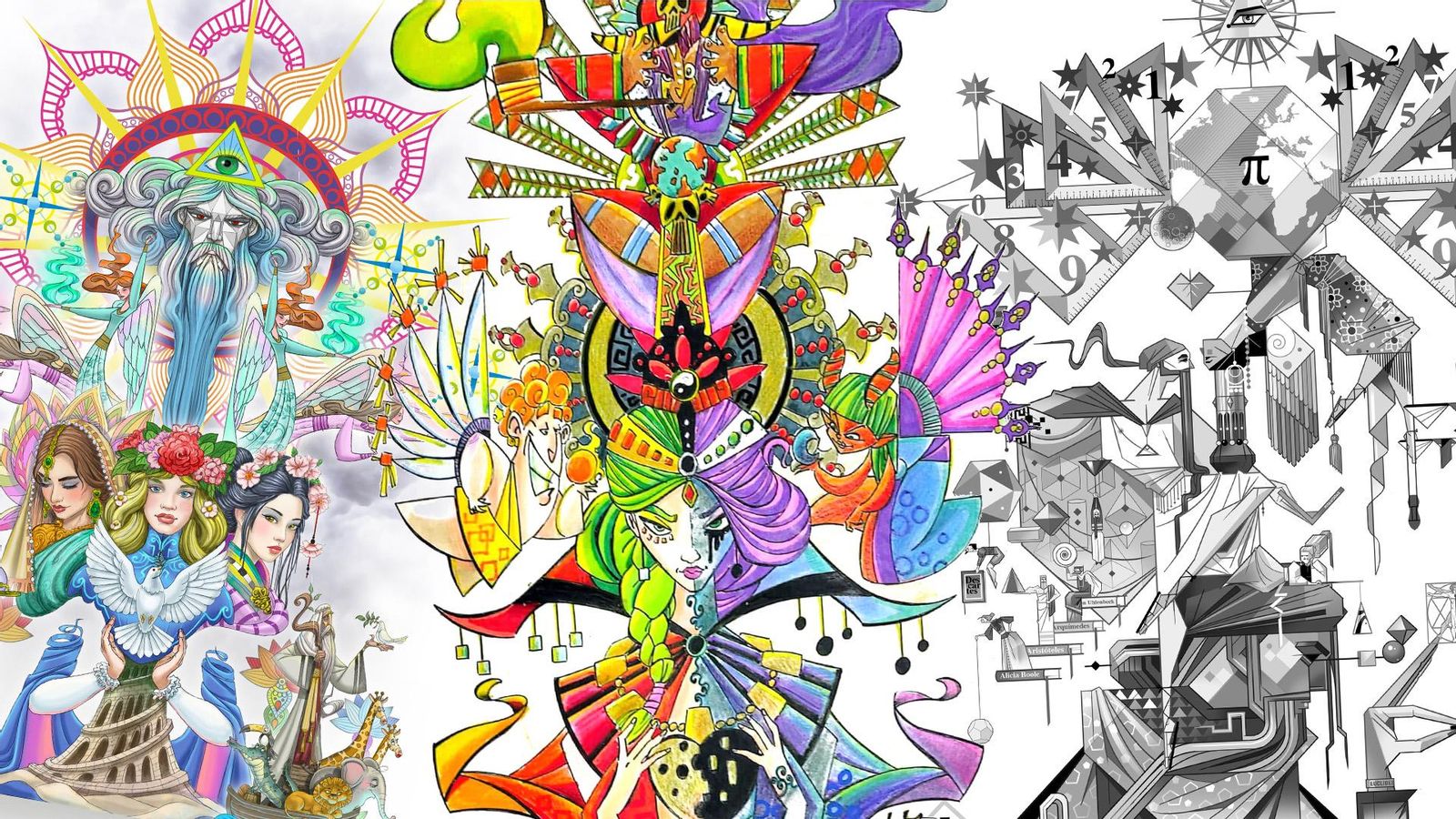 Esbossos de les Fogueres de Secció Especial