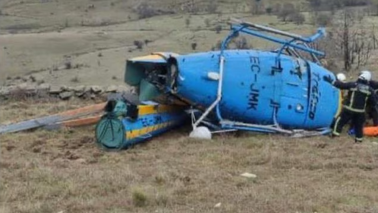 L'helicòpter sinistrat