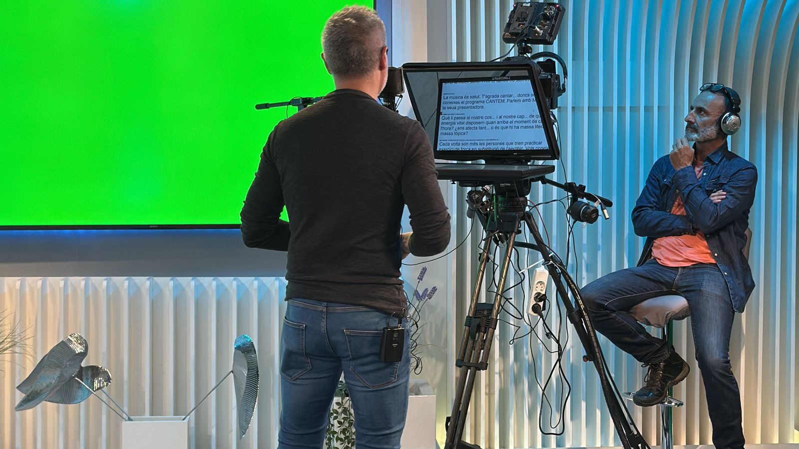 Els càmeres durant la gravació