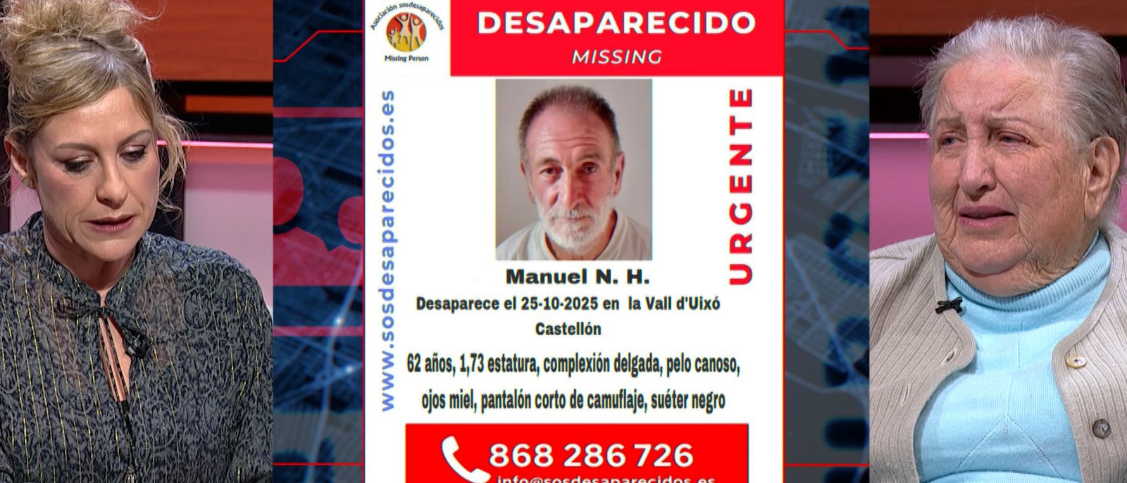 Antonia, mare de Manuel Navarro: “Que el troben, no puc viure sense ell”